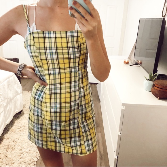 Forever 21 Dresses & Skirts - Yellow Plaid Dress